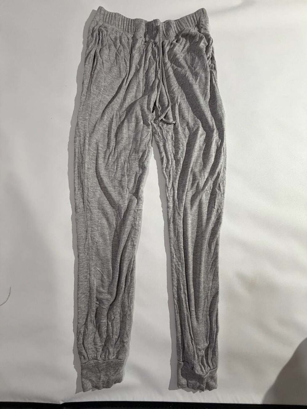 Jogger Pants Womens Gray Drawstring Lounge Sweatpants Loungewear